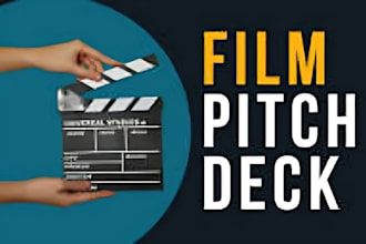 create entertainment media production film tv pitch deck show bible design