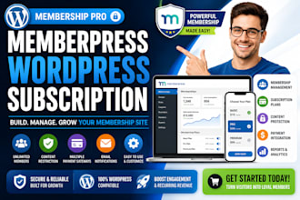 do membership pro member press wordpress subscription