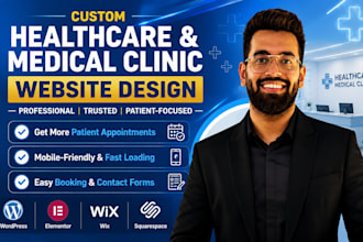 build a responsive healthcare and medical clinic website