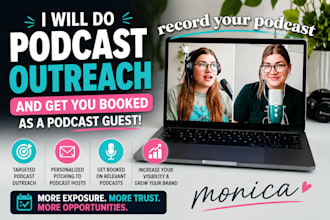 do podcast outreach and guest booking for your as a podcast guest