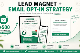 create lead magnet email opt in strategy to grow your subscriber list