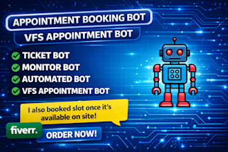 code appointment booking bot,appointment bot,vfs appointment,vfs,booking bot