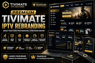 rebrand tivimate iptv app with admin panel custom branding and multi dns
