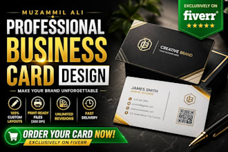 design a luxury and modern business card for real estate or corporate