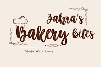 design modern bakery cafe logo for cupcake coffee shop