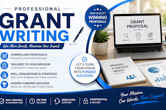 do grant writing, grant proposal, grant research and grant application