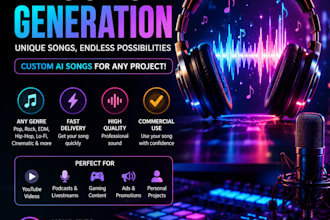 generate ai songs for you in any style