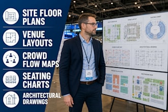 create site floor plan crowd flow map venue layouts seating charts architecture