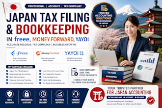 do japan tax filing and bookkeeping in freee, money forward, yayoi