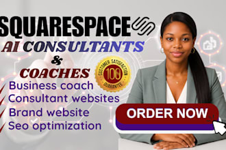 build a premium squarespace website for ai consultants and strategists