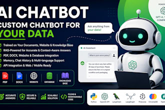 build an ai chatbot with rag, openai, langchain, and custom knowledge base