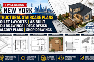 design new york structural staircase plans toilets layouts as built adu drawings