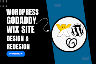 redesign godaddy website redesign wix website redesign wordpress website design