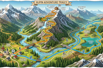 create custom relief maps, adventure routes, walking and cycling maps