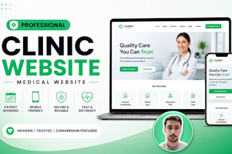 design a professional clinic website or medical website in wordpress