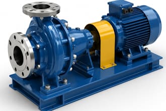 design professional pump products and 3d cad models