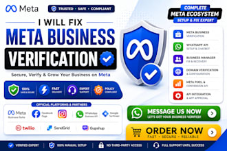 setup meta business suite verify business manager or whatsapp business api