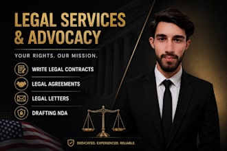 draft legal contracts, legal agreements, ndas and more