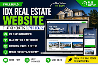 build idx real estate wordpress website that generates buyer leads