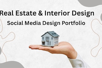 design interior and real estate social media posts