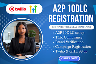 do a2p 10dlc registration website tcr compliant