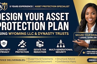 design an asset protection plan using wyoming llc and dynasty trust