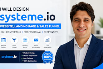 create systeme io website expert systeme io sales funnel systeme io landing page