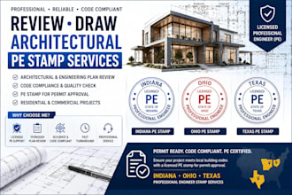 review draw architectural stamp pe stamp indiana pe stamp ohio pe stamp texas