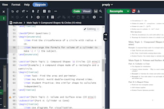 typeset your math thesis or research paper in latex