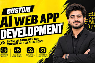 build ai web app, ai saas platform or openai chatbot for your website