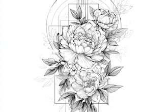 create a minimalist fine line tattoo design
