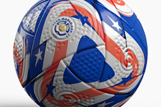 design realistic 3d football, basketball and sports ball models