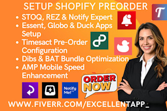 setup shopify stoq rez notify essent globo duck timesact dibs bat amp downpay