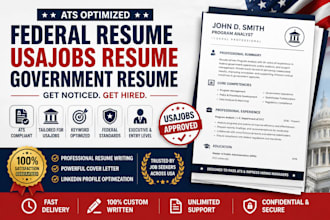 write federal resume USA jobs resume and ats government CV