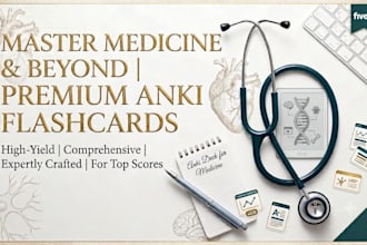 create high yield medical anki flashcards from your source