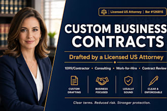 draft a legal work for hire agreement or subcontractor agreement