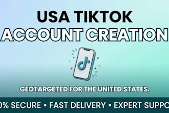 create and promote USA tiktok account for creator rewards program