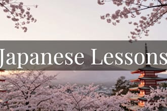 be your japanese tutor for your upcoming travel