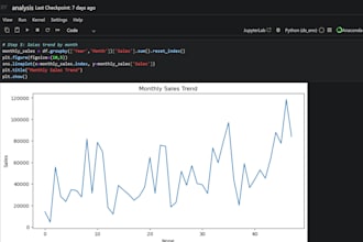 do data analysis and create visualizations in python