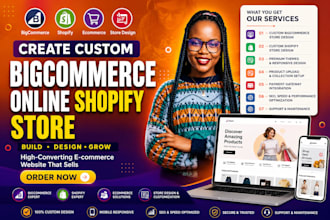 design bigcommerce online store woocommerce nopcommerce website developer online