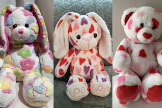create soft handmade custom plush toys stuffed animals plushies kawaii crochet