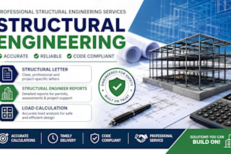 provide stmped structural letter, structural engineer reports, load calculation