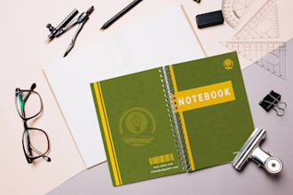 design minimalist journal, notebook, and planner templates