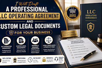 draft llc operating agreements and custom business legal document