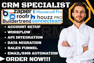 setup zapier integration housecall pro buildertrend houzz pro roofr connecteam