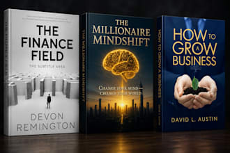 do book cover design, book cover, ebook, paperback, kdp, non fiction minimalist