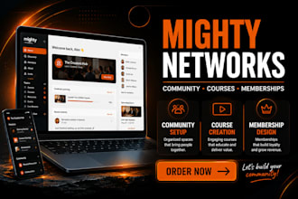 create online course mighty network membership website mighty networks design