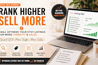 optimize etsy listings with SEO keywords titles tags and conversion strategy