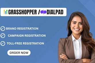 do grasshopper a2p 10dlc registration, tcr registration and SMS compliance setup