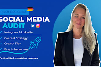 audit your instagram or linkedin profile and create a content strategy